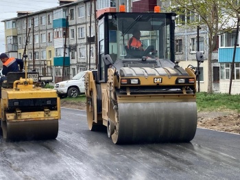 В краевом центре идет благоустройство придомовых территорий