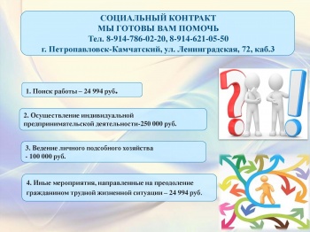 В краевой столице с начала года заключено 60 социальных контрактов с гражданами