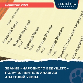 Выбраны ведущие мероприятий в рамках зимнего фестиваля «Берингия»