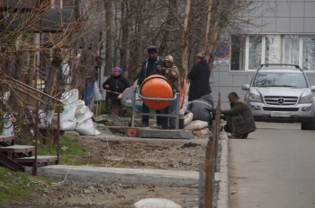 В краевой столице стартовали работы по благоустройству дворовых территорий 